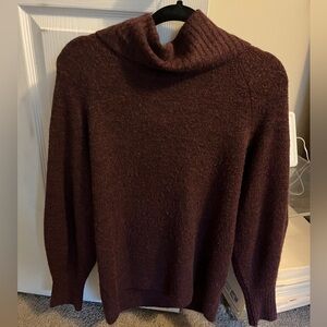 Banana Republic Purple Turtleneck Sweater